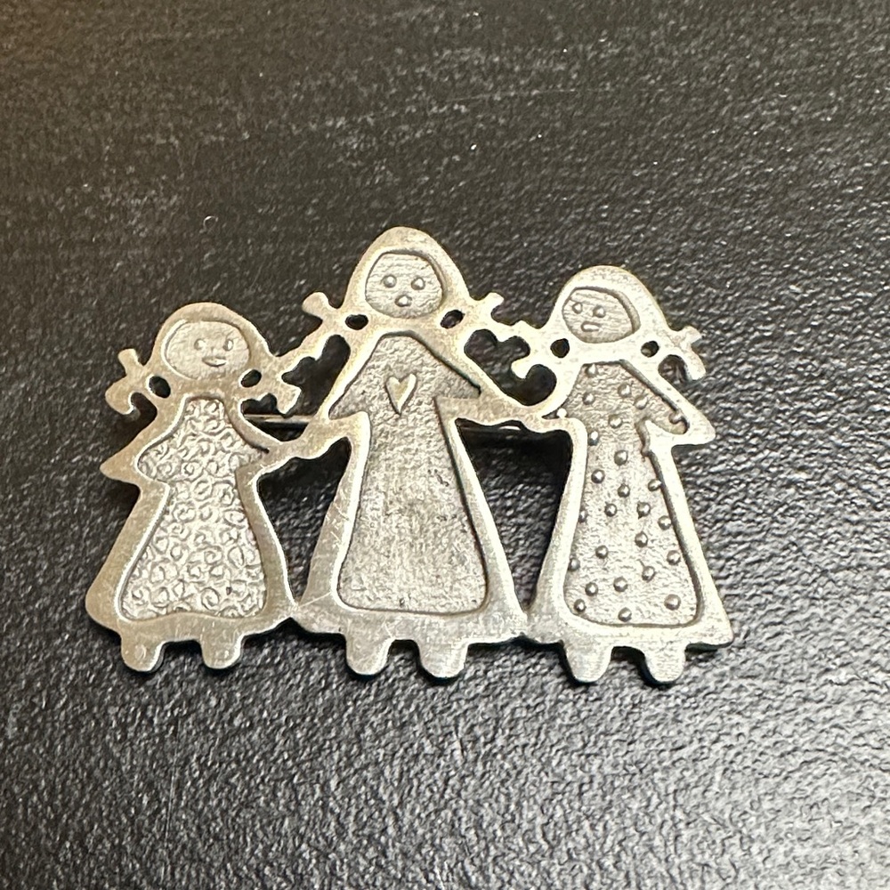 Silver Women Jewelry Brooch
